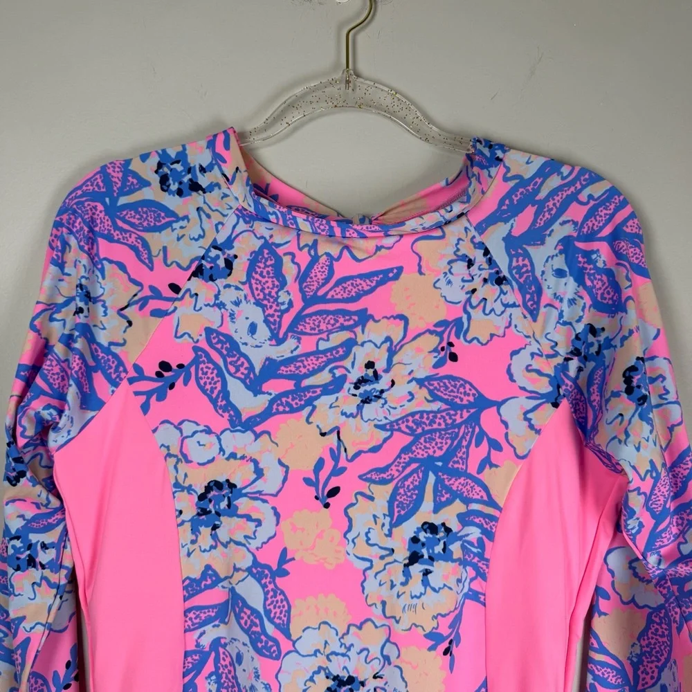 NWT Lilly Pulitzer UPF 50 Wynton Rashguard One Piece Swimsuit  KOALAFIED Size 16